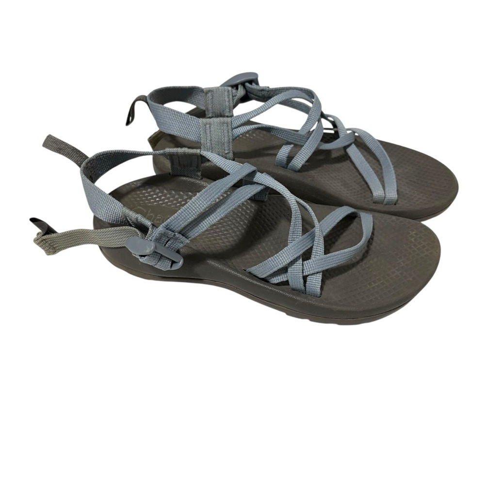 Chaco Kids Light‎ Blue Strappy Hiking Sandals Size 5 Outdoor Travel Granola